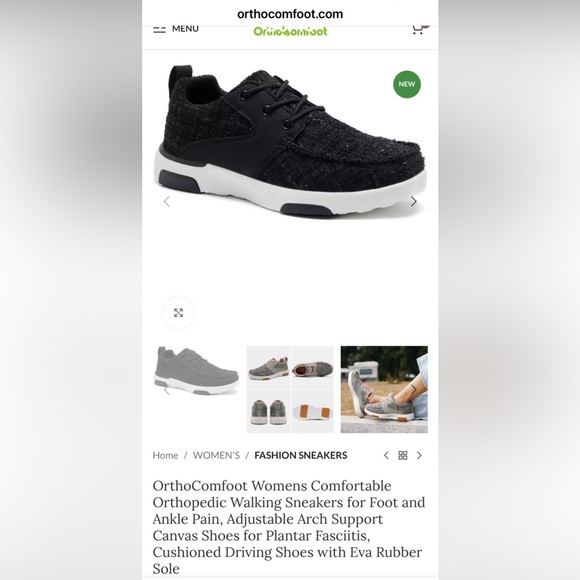 Orthocomfoot Shoes - OrthoComfoot Women's Orthopedic Sneakers